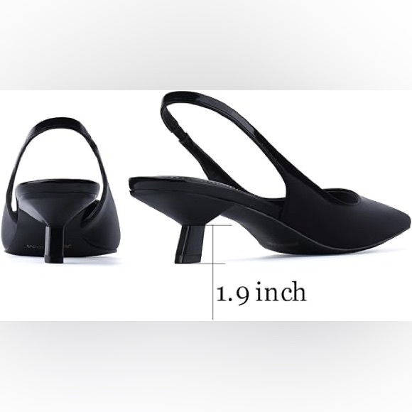 JENN ARDOR Slingback Kitten Heels - Picture 3 of 10